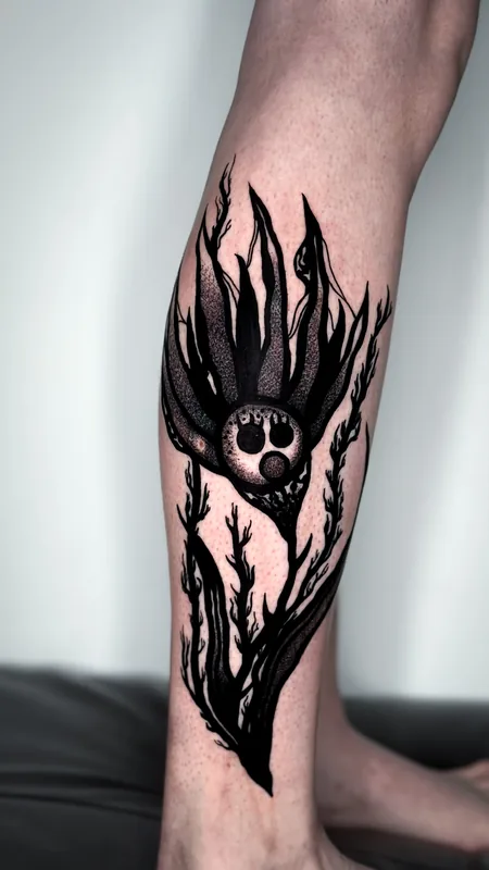 Blackwork tattoo, project 11